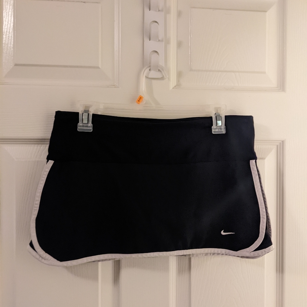 Black Nike tennis skirt with shorts - small - skort